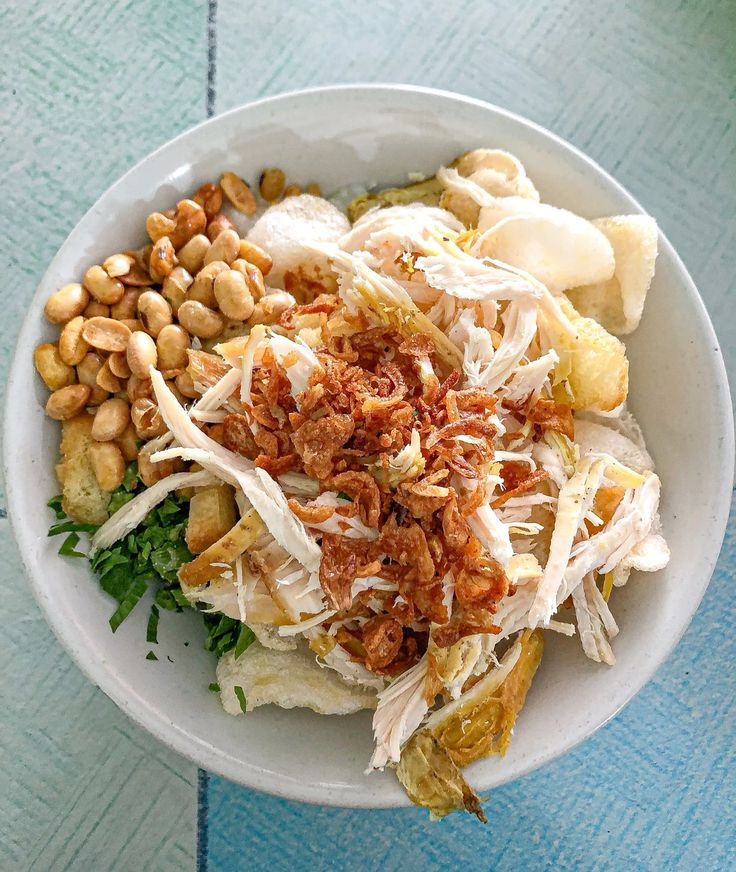 Bubur Ayam Teh Nuy - Topping Lengkap